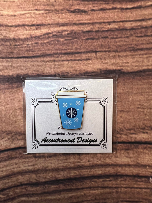 Accoutrement Designs Blue Coffee Cup Needle Minder