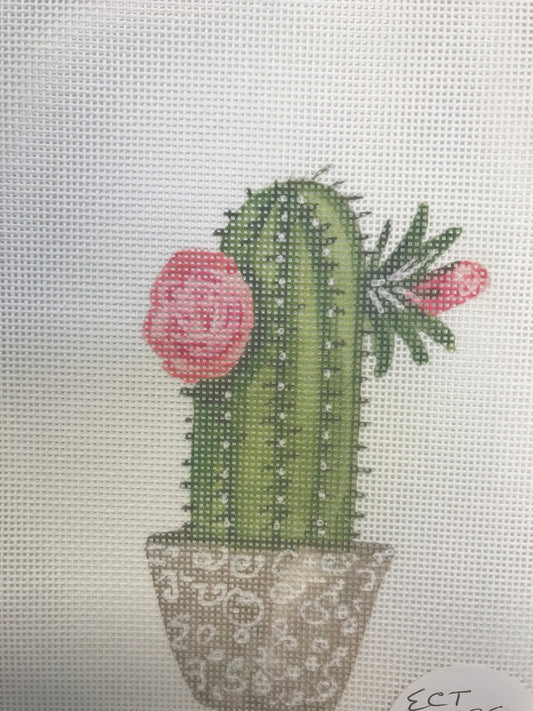 Cactus with Flowers by Ellen Crimi-Trent