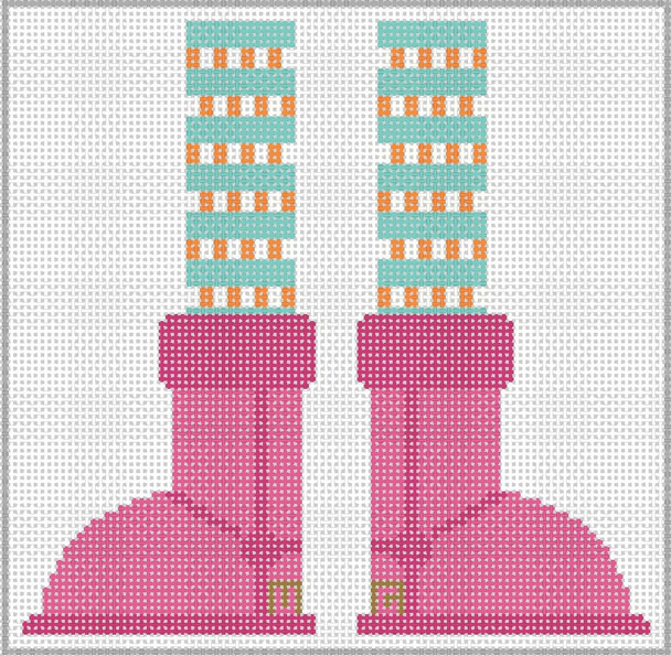 Elf in Boots - Pink by The Collection Designs
