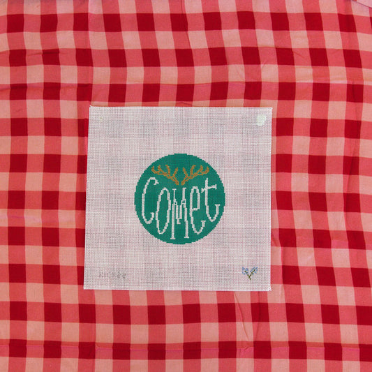Comet Reindeer Teal by The Collection Designs