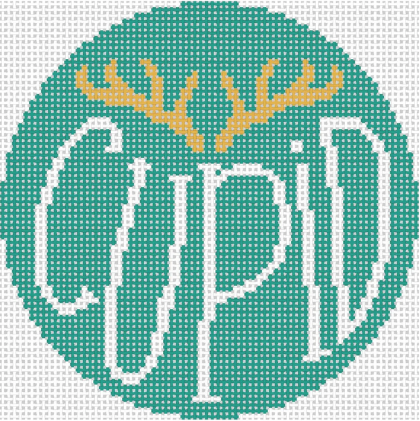 Cupid Reindeer Teal by The Collection Designs