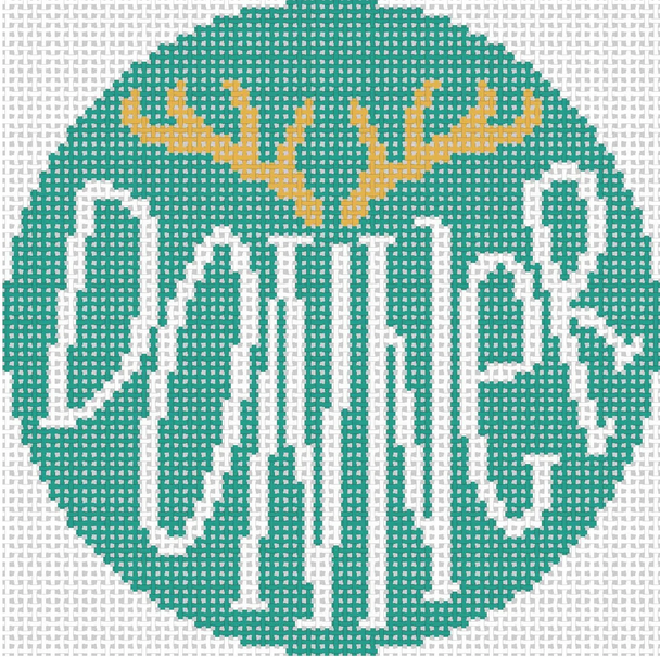 Donner Reindeer Teal by The Collection Designs