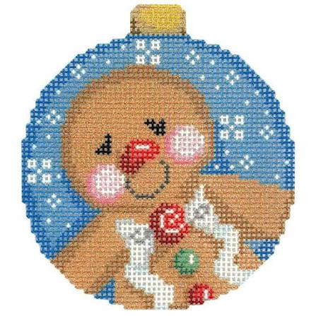 Gingerbread Boy Ball Ornament