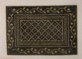 W- N's Bee Needle Case- Black & Gold