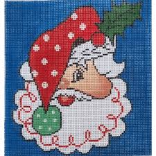 Peek-a-Boo Polka-Dot Santa