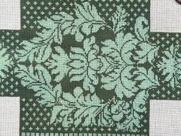 Royal Damask Brick in Green