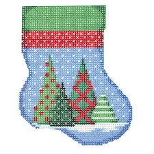 Tree Cluster Mini Sock
