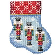 Three Nutcrackers Mini Sock