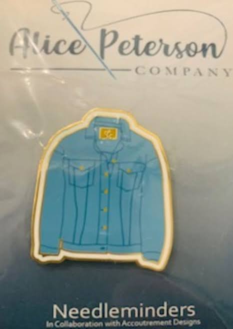 Jean Jacket Needle Minder by Alice Peterson