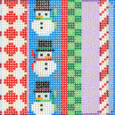 Jolly Stripe Snowman Coaster