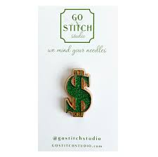 Go Stitch Studio Needle Minder Dollar Sign