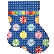 Peppermints Repeat Mini Sock