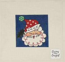 Sleepy Polka-Dot Santa
