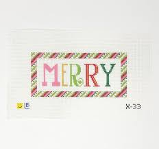 X-Christmas "Merry" by Lauren Bloch Designs