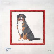 Bernese Mountain Dog by Blue Ridge Stitchery
