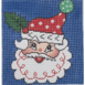 Joyful Polka-Dot Santa