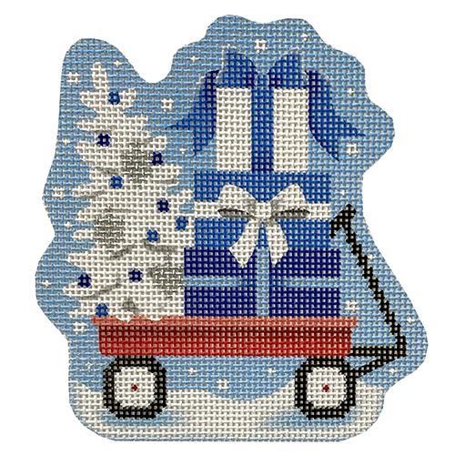 Little Blue Hannukkah Wagon by Pepperberry Designs CHR05B