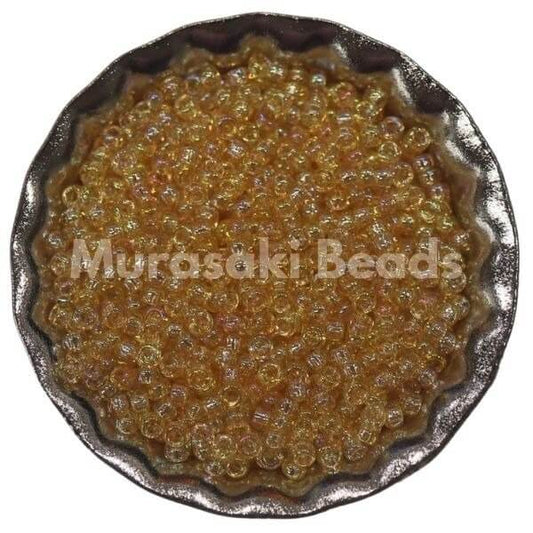 Murasaki Beads 110-251A Lt Topaz AB Size 11