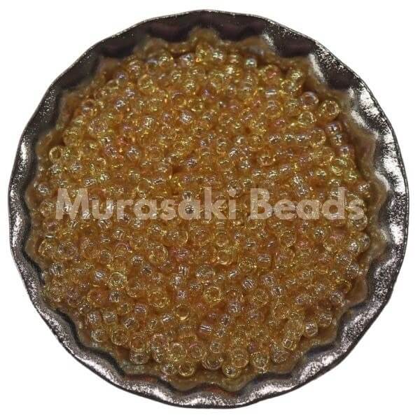 Murasaki Beads 110-251A Lt Topaz AB Size 11