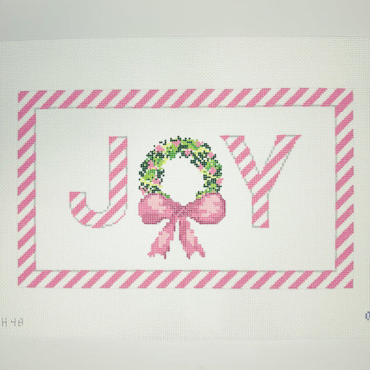 Peppermint Joy in Pink by A Poore Girl Paints
