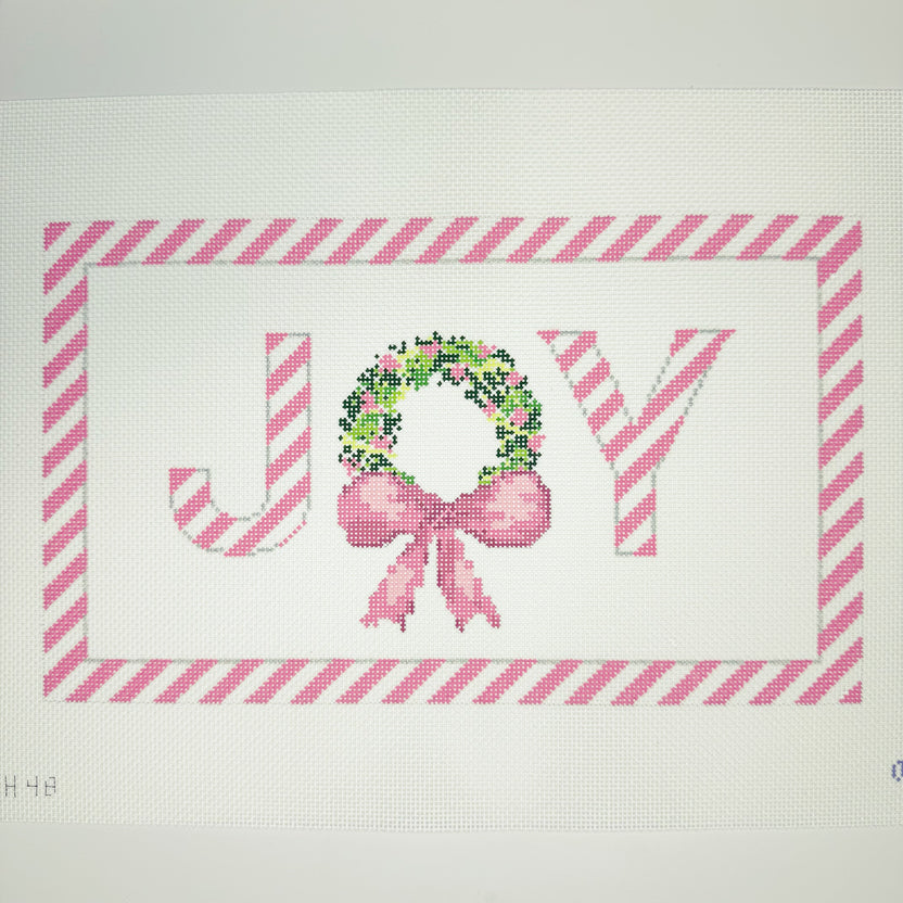 Peppermint Joy in Pink by A Poore Girl Paints