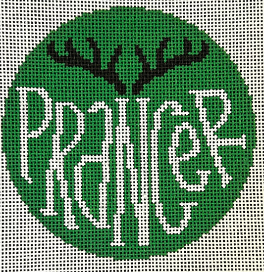Prancer Reindeer Green/Red by The Collection Designs