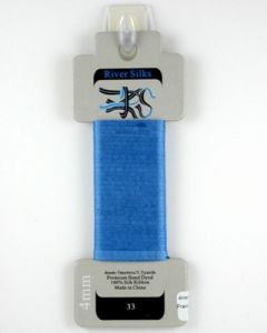 River Silks 4mm Light Blue - 33
