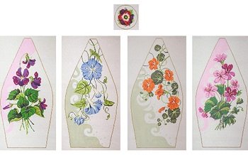 Floral Tuffet (5 pcs.) by Sandra Gilmore