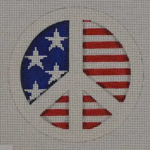 Patriotic Peace Sign by Pepperberry Designs