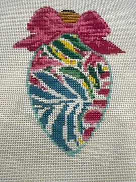 Bow Bulb Leaf by Blue Waters Needlepoint