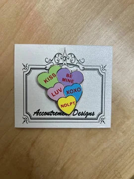 Accoutrement Designs Needle Minder Valentines Hearts