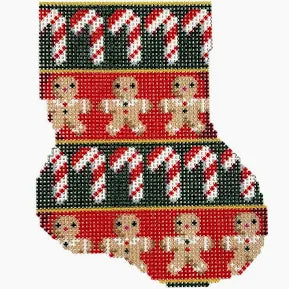 Candy Canes Mini Sock