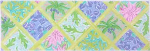 Long Rect Lilly-inspired Lattice Patchwork by Kate Dickerson