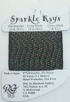 Sparkle Ray- Black with Green SR20
