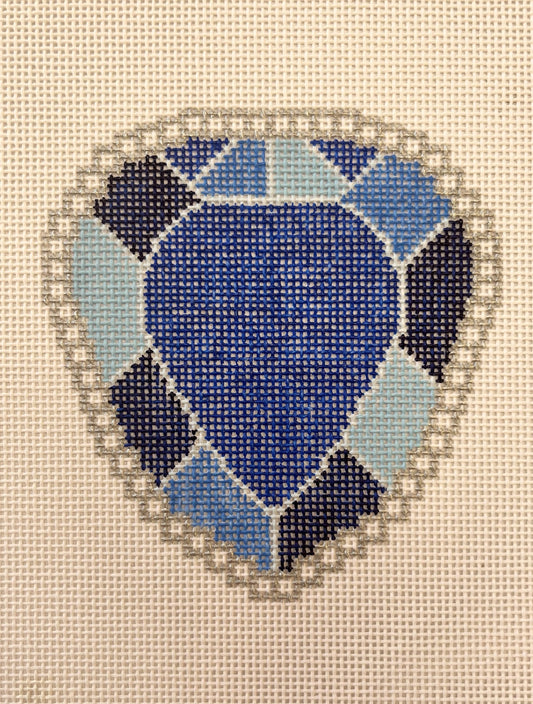 Titanic Sapphire by Nickel Needlepoint