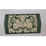 W- Royal Damask Needle Case- Green